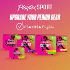 Playtex Sport Odor Shield Tampons Super Absorbency, Unscented - 16ct | Super Tampons for Women, Feminine Care, Playtex Tampon wi