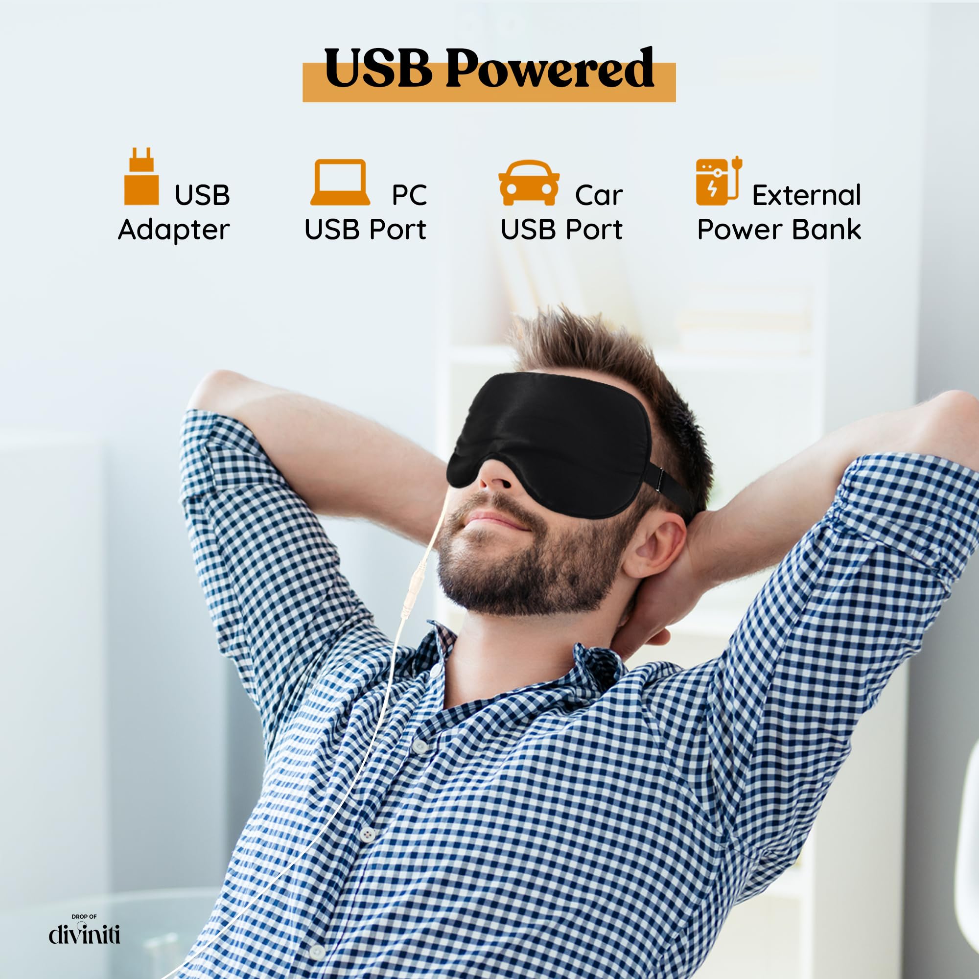 Heated Eye Mask for Dry Eye Relief - Stye Eye Treatment, Sinus Eyemask, Electric Eye Mask for Dry Eyes Moist Heat, Dry Eye Masks