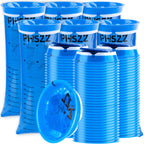 PHSZZ 100 Pack Vomit Bags Disposable, Leak Resistant Barf Bags, Portable Blue Vomit Bag, 1000 Ml Emesis Puke Throw Up Nausea Mot