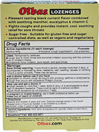 Olbas Maximum Strength Sugar Free Lozenges, Black Currant Flavor 24 ea (Pack of 3)