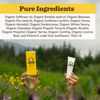 Moon Valley Organics Herbal Ointment with Calendula, Goldenseal and Propolis, Moisturize and Soothe Cuts and Burns, Healing Balm