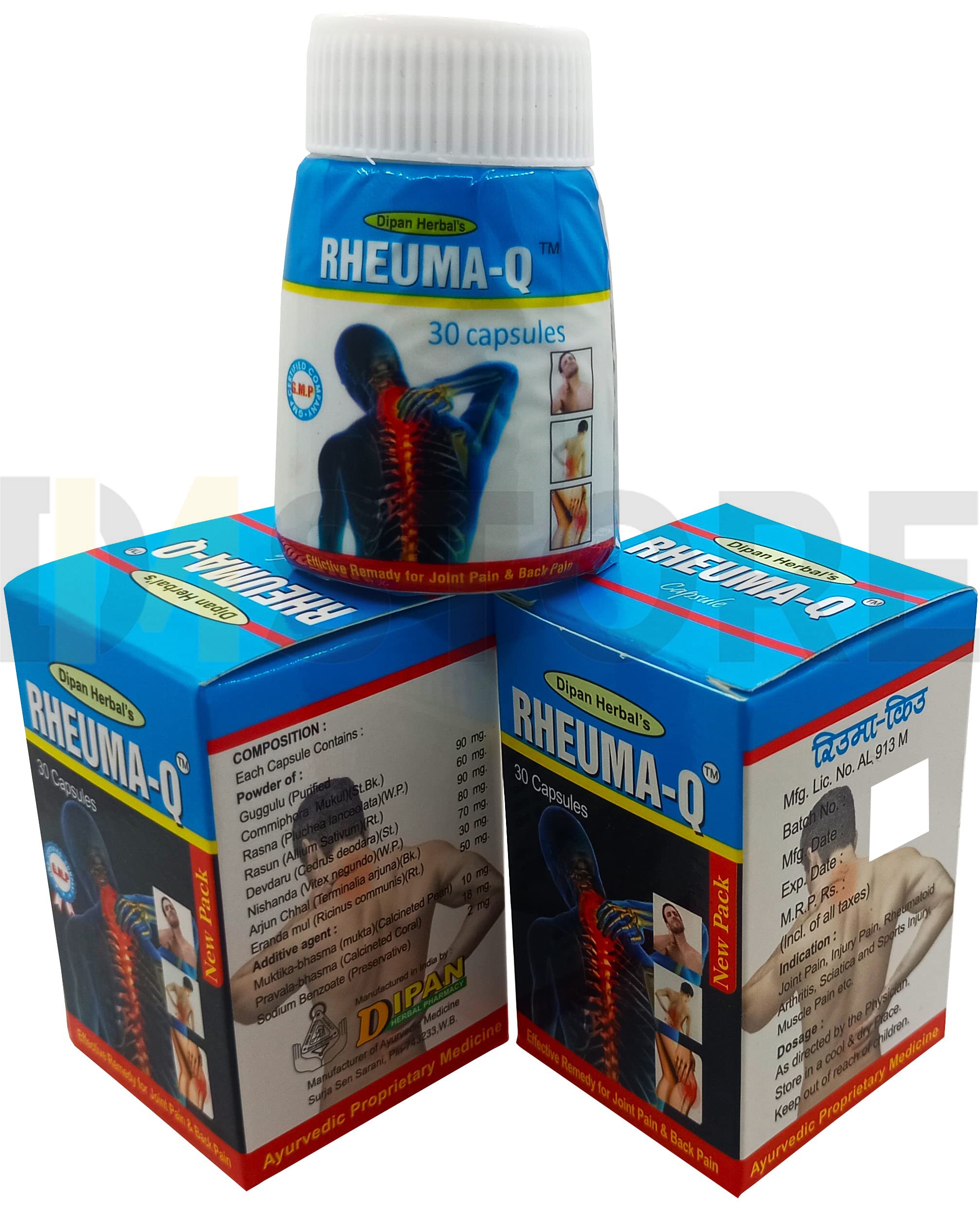Dm Store RheumaQ Capsules(Pack Of 3), 200 Grams