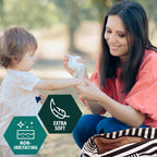 MED PRIDE Disposable XL Premoistened Washcloths 8    x 12    Pack of 80 - Adult Cloth Wipes For Sensitive Skin- Extra Soft Incon