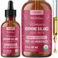 Hormone Balance Liquid Drops | With Black Cohosh, Stinging Nettle, Red Raspberry Leaf, Chasteberry & More | Menopause, Hot Flash