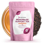 VoomVaya Menopause Support Tea - Natural Menopause Relief for Women with Red Clover & Black Cohosh - Alleviates Hot Flashes, Nig