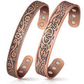 Lymph Drainage Magnetic Copper Bracelet: Magnetic Bracelets for Women & Men, Lymph Detox Bracelet with 6 Magnets - Jewelry Gift 