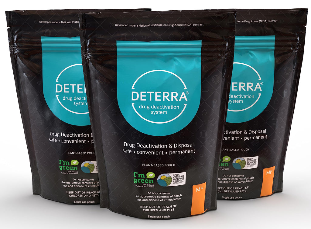 Deterra-MP - Drug Deactivation and Medication Disposal System - Safe Medication, Pill, and Liquid Destroyer - Plant-Based Medium