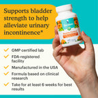 Because Bladder Relief Supplement with Pumpkin Seed Extract - 60 Capsules (1 Bottle) - Helps Reduce Urgency & Frequency, Support