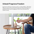 Aroma360 - Wireless Pro Essential Oil Diffuser - 600 sq ft Coverage - Cordless & Portable with Remote - Aromatherapy Scent Diffu