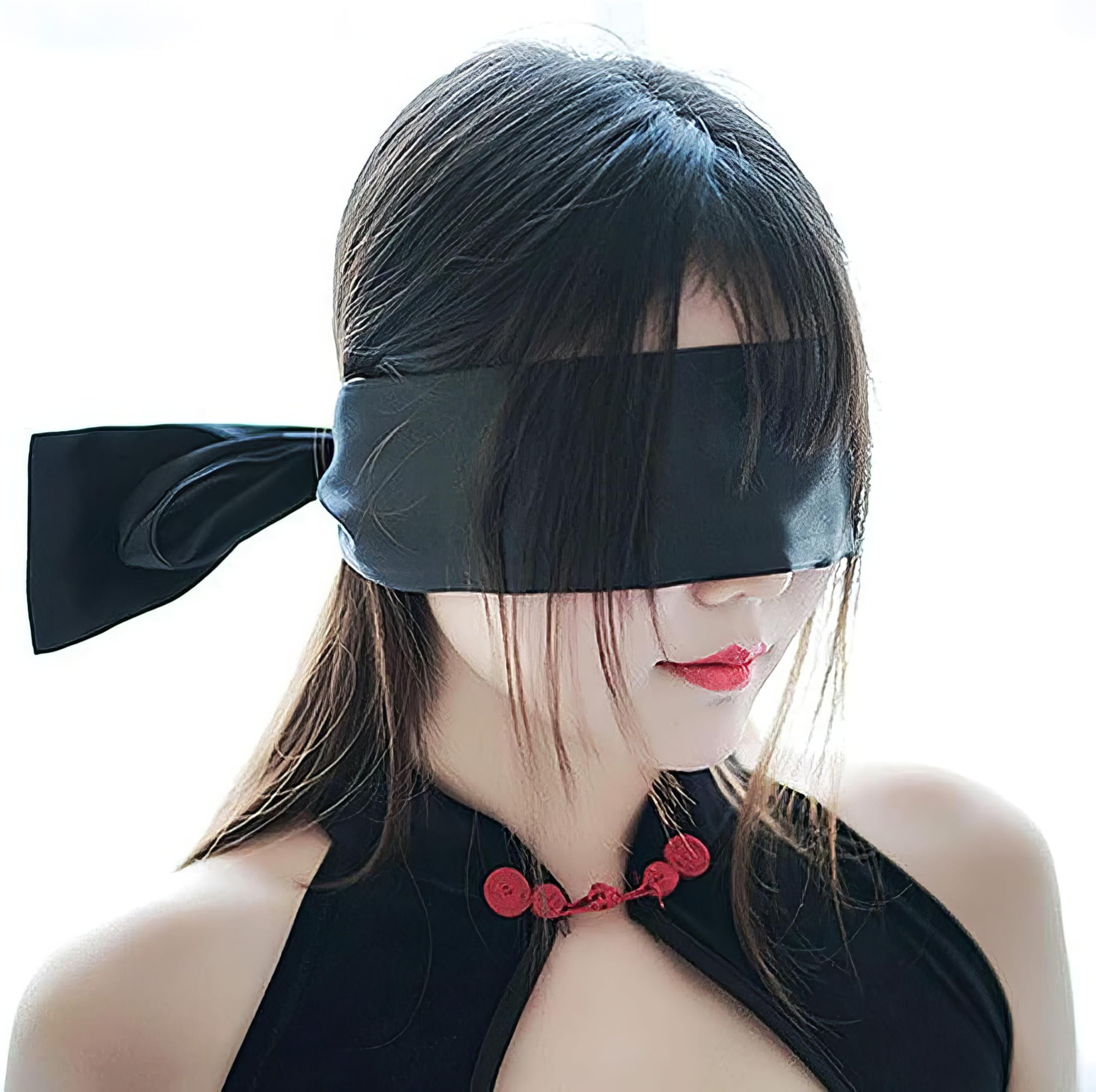 Armoxa Satin Sleep Mask Comfortable Eye Mask Blindfold For Women Men Soft Adjustable Blackout Eye Cover Shade For Night Sleeping