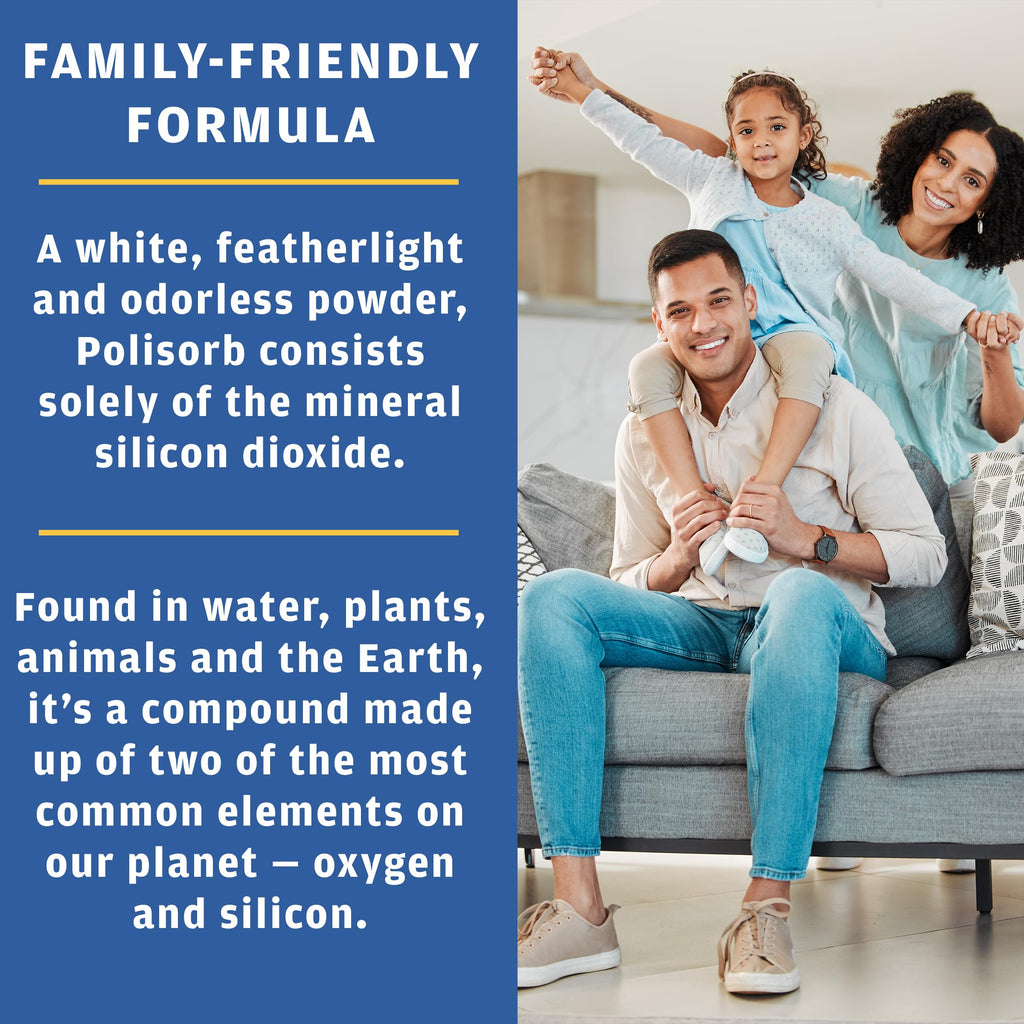 Detoxify Polisorb Digestive Tract Cleanse - Silicon Dioxide Detox Drink for Gut Health, Stomach Comfort & Cleansing, Mixes with