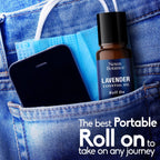 Lavender Essential Oil Roll-On Blend - Calming Lavender Oil Essential Oil Roll-On - Calmness & Relaxation - Lavender Oil for Ski