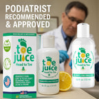 Toe Juice Skin Relief & Recovery Topical Plant-Based Treatment - Body, Face, Toe & Finger Nails - Fungal Acne, Athletes Foot & F