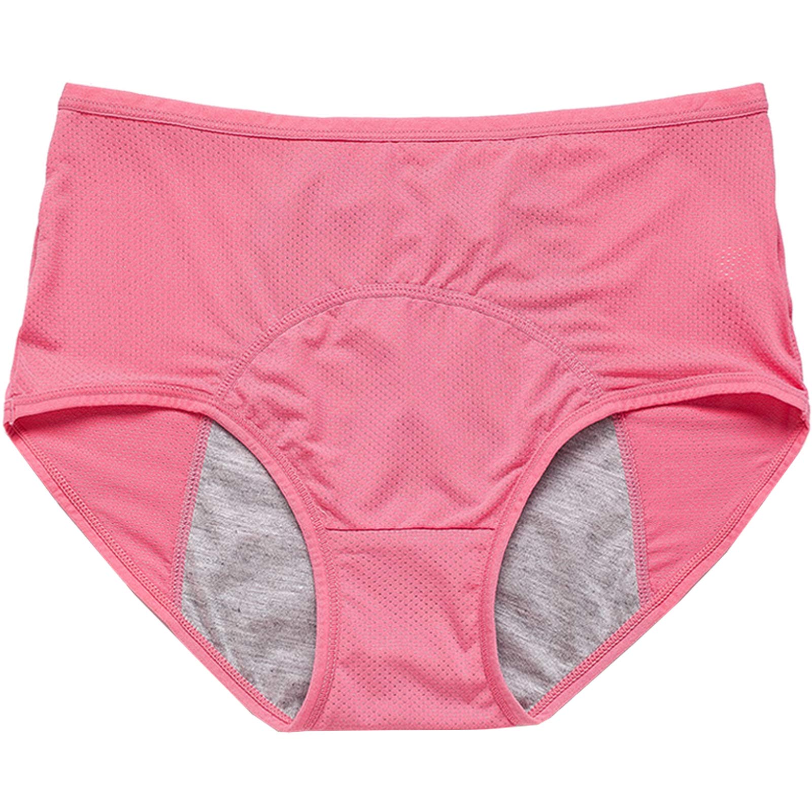 Hellove Mesh Period Panties Menstrual Incontinence Leak Proof Protective Briefs(H-4-5-1, Large)