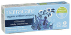 Natracare Non-Applicator 100% Organic Cotton Tampons, Regular, Totally Chlorine Free, Biodegradable and Compostable (1 Pack, 20