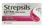 DianaL Boutique Extra Triple Action Cherry Lozenges by Strepsils 16 ct