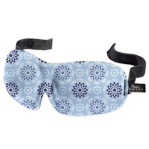 Bucky 40 Blinks No Pressure Eye Mask for Travel & Sleep, Starling Blue, One Size