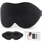 LitBear Sleep Mask for Side Sleeper Women Men, Eye Mask for Sleeping Light Blocking, 3D Contoured Cup Sleeping Mask, Soft Breath