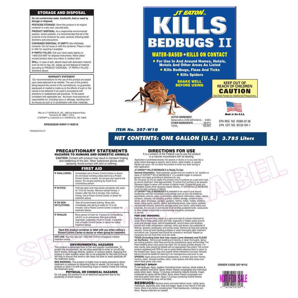 KILLS BED BUGS II GAL (Pack of 1)