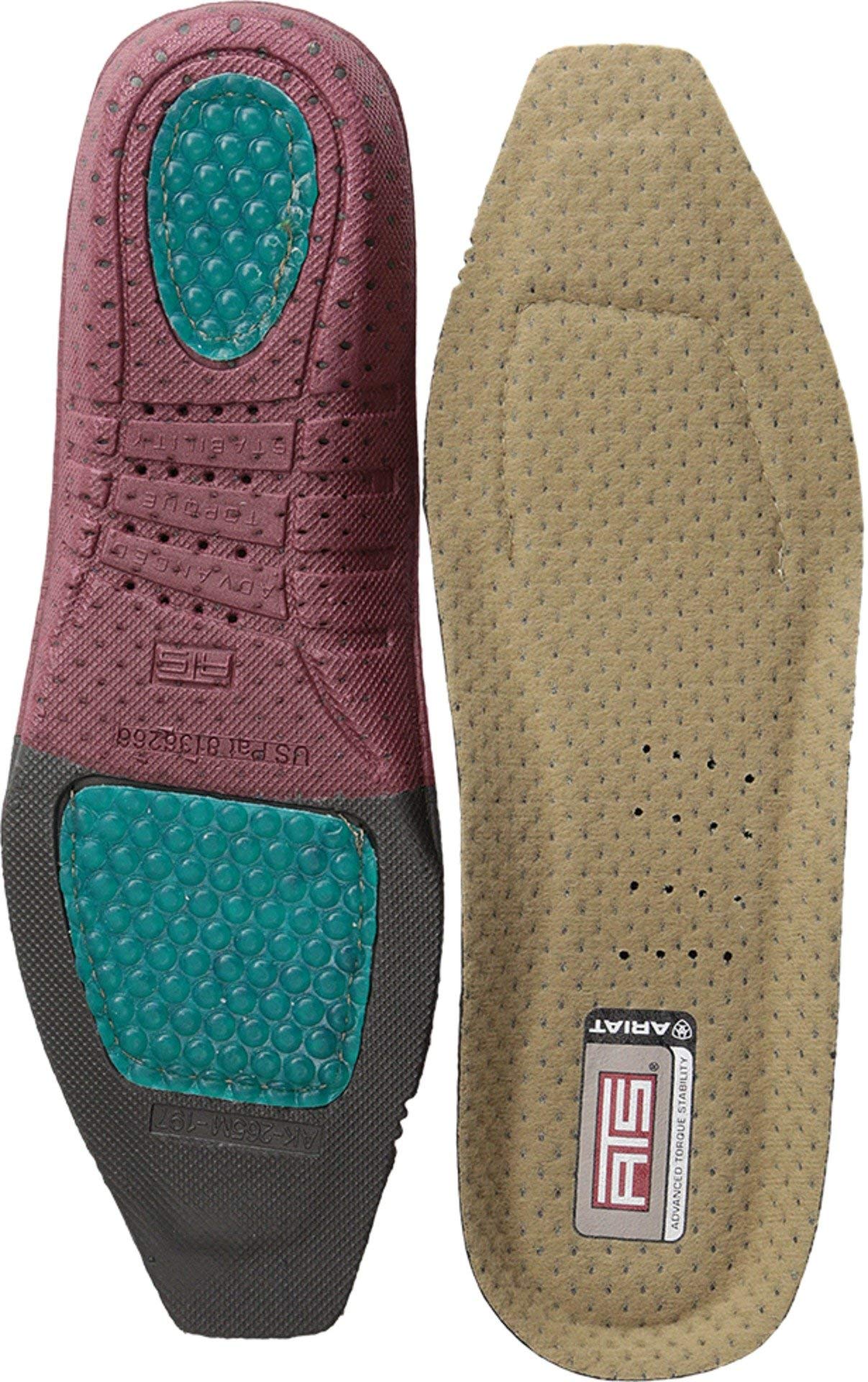 ARIAT Mens ATS Square Toe Footbeds, Multicolored, 8