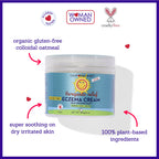 California Baby Eczema Cream | Steroid-Free Eczema Treatment | Colloidal Oatmeal + Aloe Vera | Soothing Eczema Lotion For Kids +