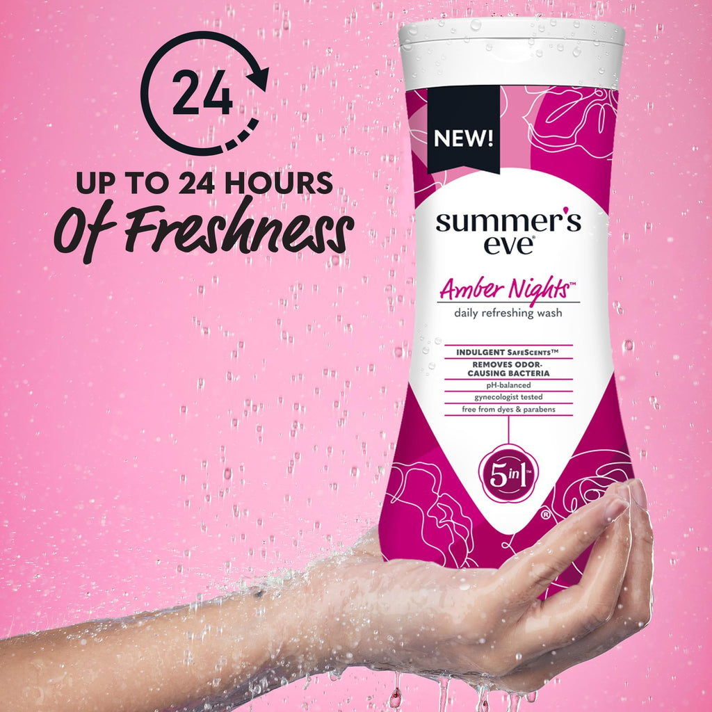 Summer's Eve Daily Refreshing Feminine Wash, pH Balanced (Amber Nights)