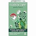 Natracare Natural Organic Normal Panty Liners, Made with Certified Organic Cotton, Ecologically Certified Cellulose Pulp and Pla