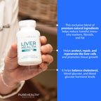 PureHealth Research Liver Health - Milk Thistle, Detox & Cleanse Repair Formula