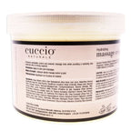 Cuccio Hydrating Massage Creme | for hands, feet or full body hydration | Mon-oily, ultra-hydrating body moisturizer