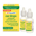 A+Health Earwax Removal Drops, Carbamide Peroxide 6.5%, Made in USA, Twin Pack, 1 fl Ounce(Two 0.5 fl oz bottles)