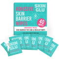 Not Just A Patch Skin Glu Skin Prep Wipes (40 Pack) - Hypoallergenic Latex-Free Pre-CGM Skin Barrier Wipes for Blood Sugar Monit