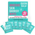 Not Just A Patch Skin Glu Skin Prep Wipes (40 Pack) - Hypoallergenic Latex-Free Pre-CGM Skin Barrier Wipes for Blood Sugar Monit