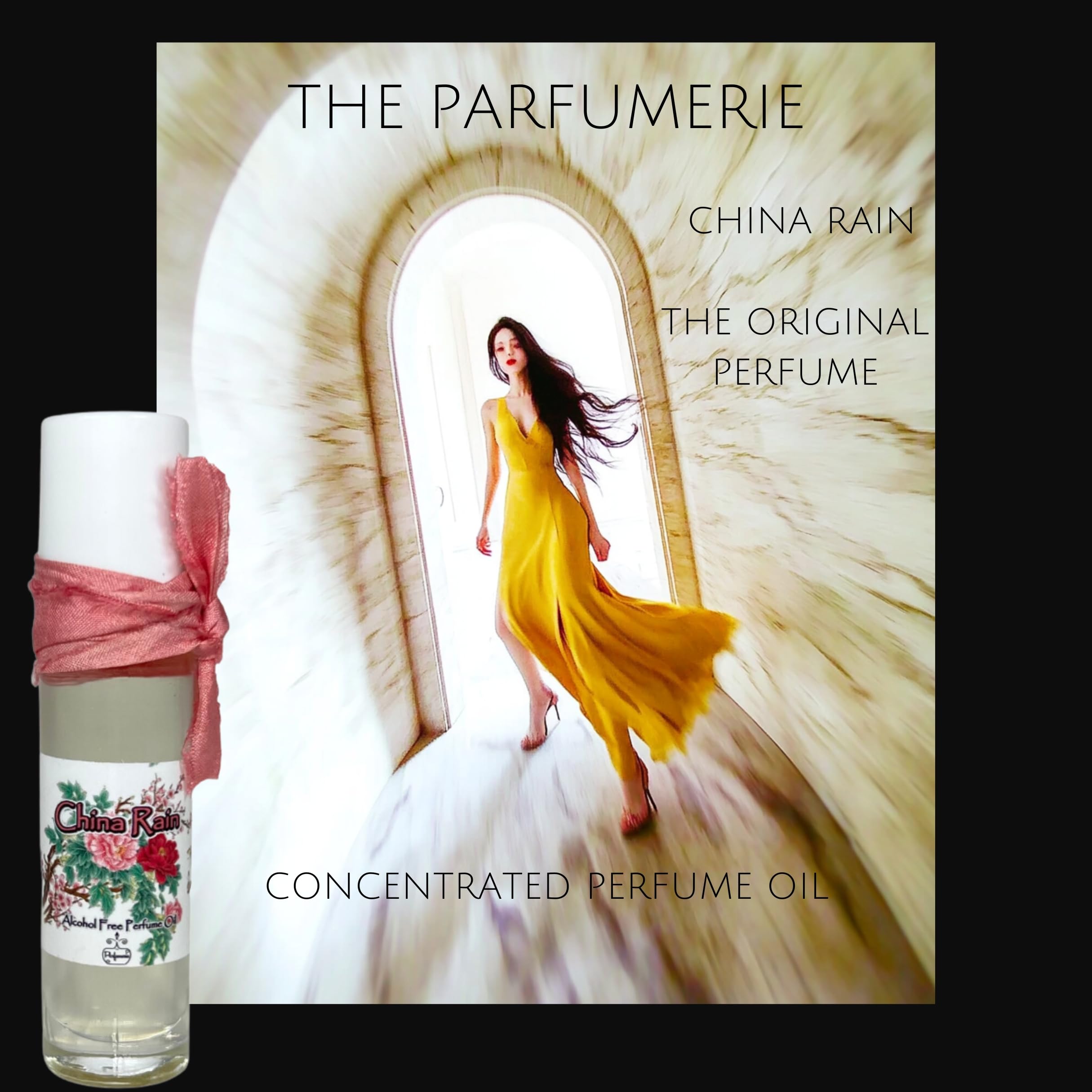 The Parfumerie China Rain Original Perfume Oil | Alcohol Free | 10 ml - Roll on Bottle