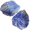 NUKAYAI 2Pcs Lapis Lazuli 1.8-2.2 Large Raw Natural Crystals Rough Stones Healing Crystal Lapis Lazuli Stone Rocks for DIY Cabbi