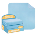 DAHAPYBOO Washable Underpads, 36x36 2 Pack Incontinence Bed Pads, Heavy Absorbency Reusable for Elderly, Kids, Adults and Pets, 