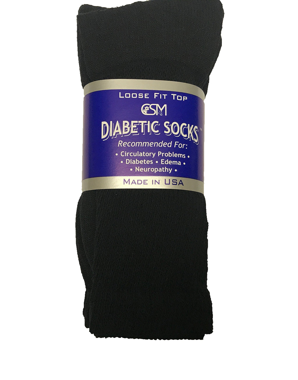 Diabetic Socks, Creswell Diabetic Socks, 12 Pack (1 Dozen Pairs), For Men and Women, Medical Socks for Neuropathy, Edema, Diabet