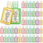 Gejoy 48 Pack Christian Hand Sanitizer Bible Verse Mini Hand Sanitizer Bulk Travel Size Christian Gift for Women Bible Religious