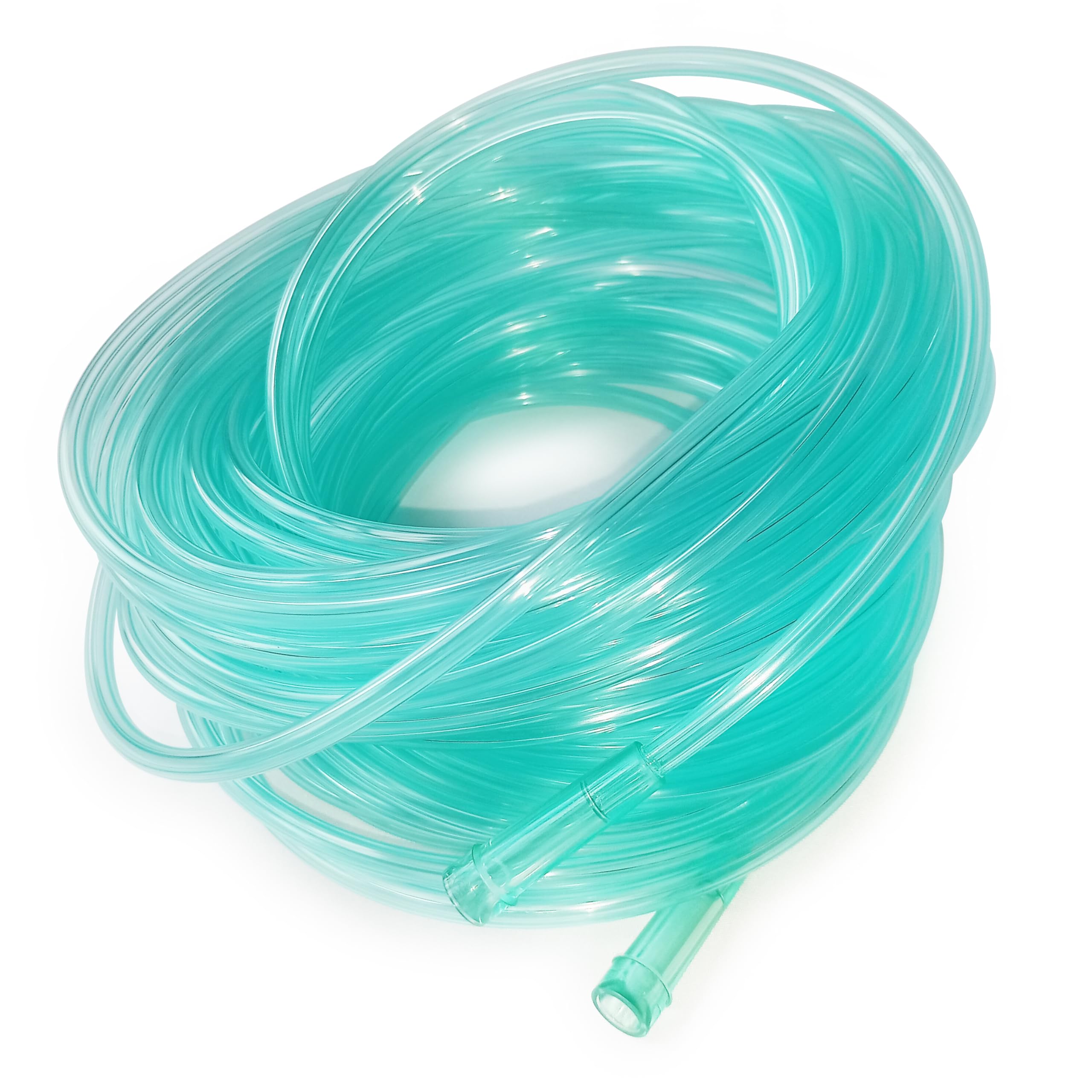 Each 32.8 ft, Total 5 Pack, 6-Channel Crush Resistant Oxygen Tubes, Universal End Connectors, Medical Grade Material