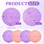 Threlaco 4 Pack Foot Massager Mat Foot Reflexology Pad with Magnetic Relaxation Massage Feet Pressure Point Pad Anti Fatigue Wal