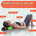 Deep Recovery Sport Myofascial Release Balls (Set of 2) - Extra Firm Lacrosse Ball Massage Ball Therapy - Deep Tissue Massage Ba