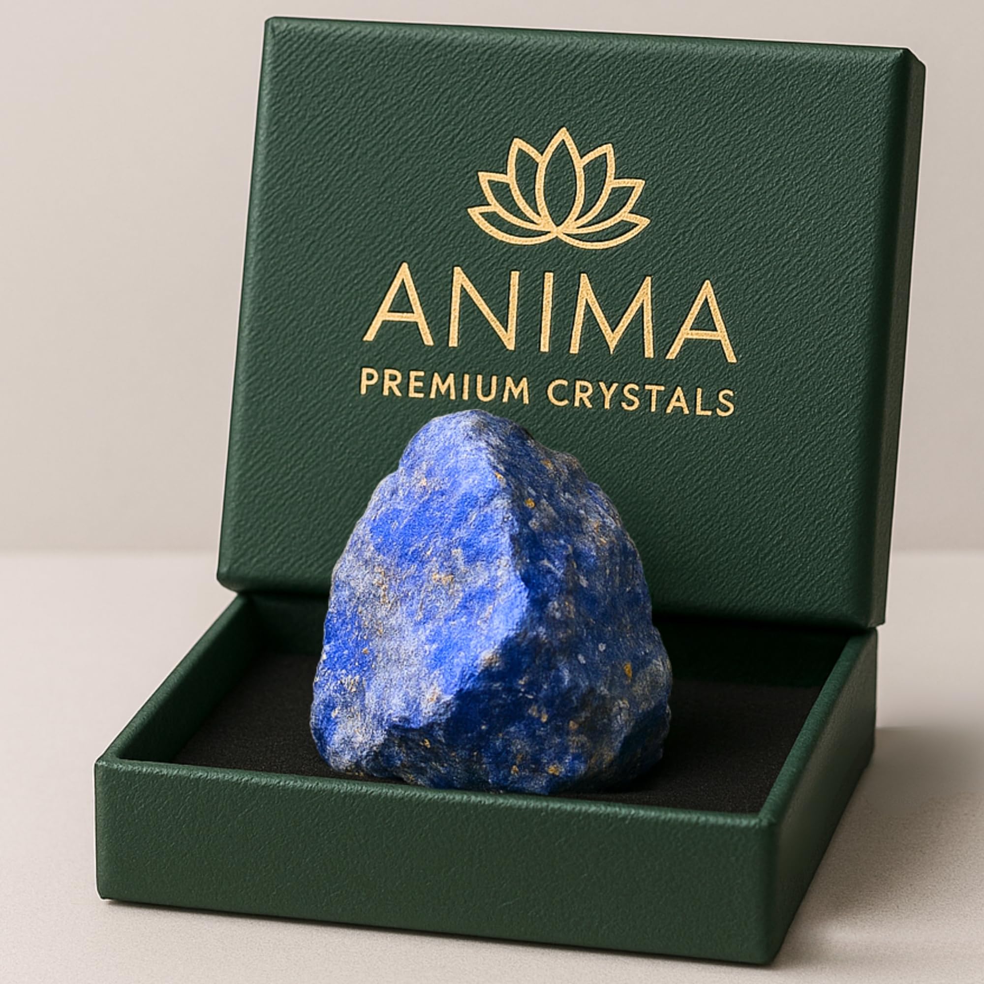 Anima Lapis Lazuli Stone - Large 1.6-2 Royal Blue Natural Raw Lapis Lazuli Crystal for Wisdom, Truth & Communication - Ethically