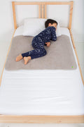 PeapodMats Waterproof Bed Mat - 3 x 3 Sand Mattress Protector & Pee Pad for Kids & Adults - Bedwetting & Incontinence Reusable U