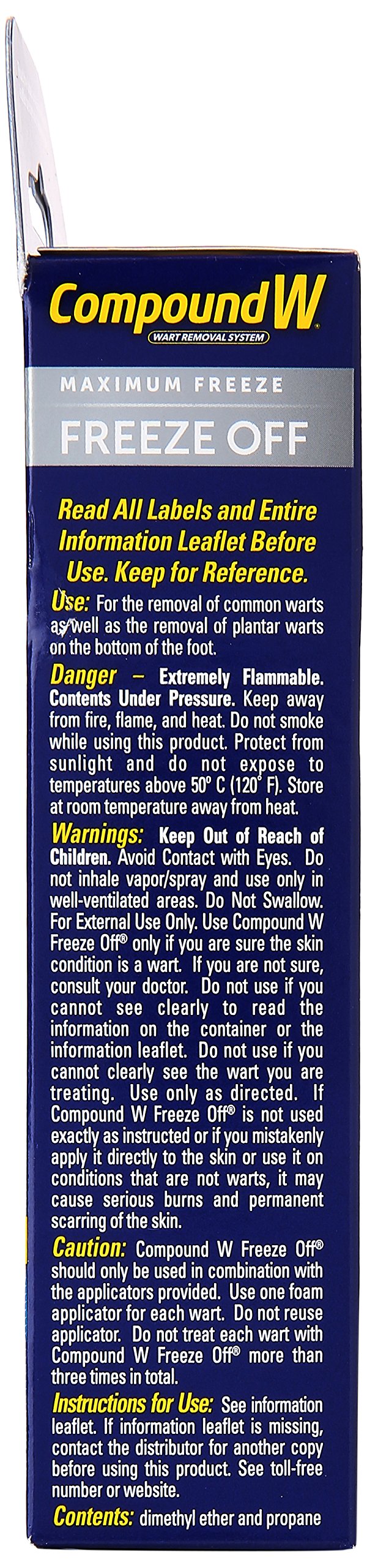 Compound W Wart Remover, Freeze Off Kit, 8 ct (Packaging May Vary)