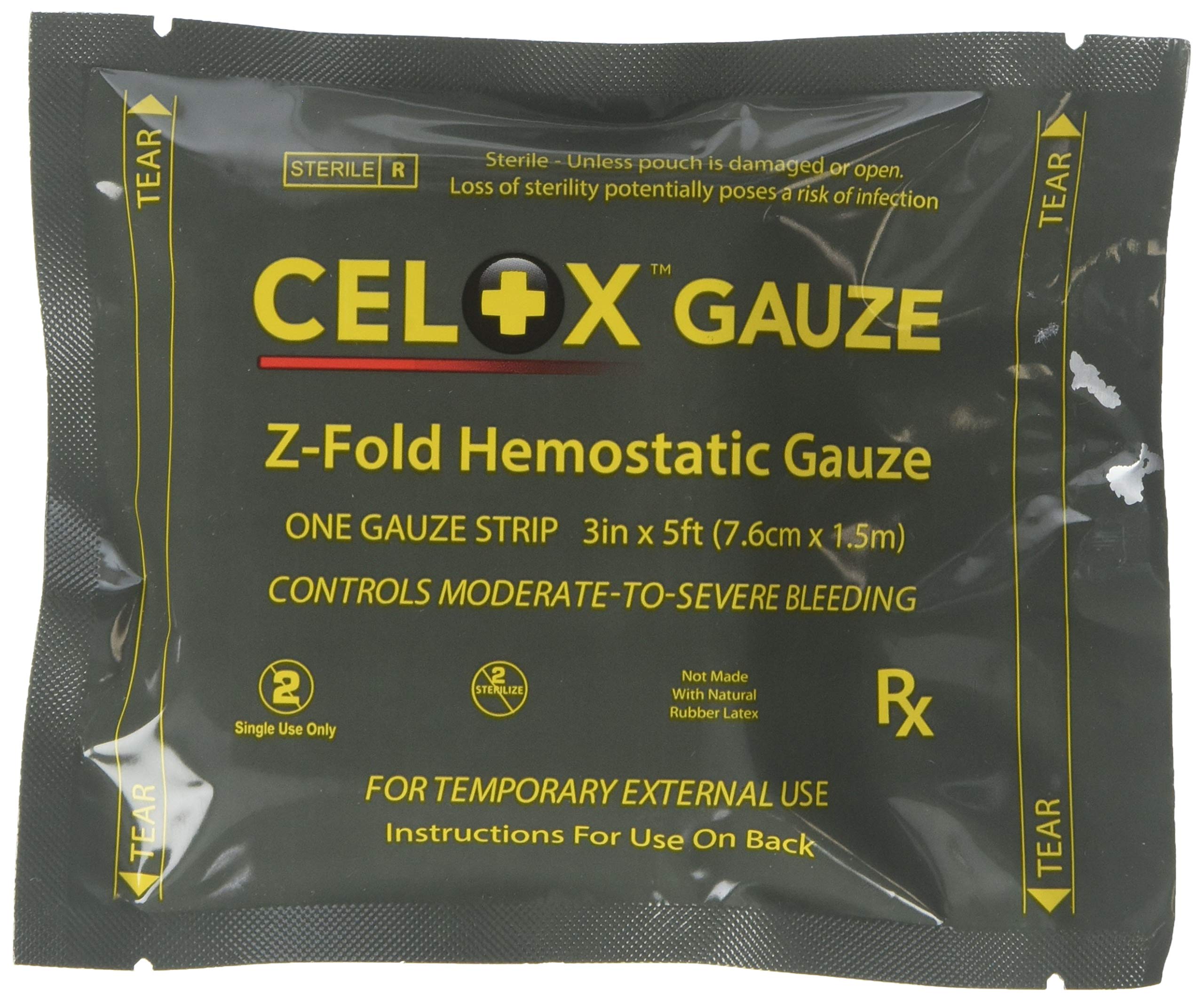 Celox Z-Fold Gauze (3in x 5 (7.6cm x 1.5m))
