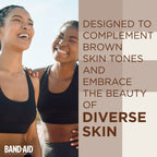Band-Aid Brand Ourtone Adhesive Bandages, Flexible Protection & Care of Minor Cuts & Scrapes, Quilt-Aid Pad for Painful Wounds,