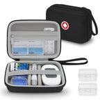 Diabetic Supplies Travel Case, Carrying Case Organizer for Diabetes Testing Kit, Blood Glucose Monitor Kit with Meter, Blood Sug
