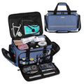 CURMIO Nurse Bag, Medical Bag with Inner Dividers and No-Slip Bottom for Home Visits, Health Care, Hospice, For Nursing Students