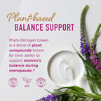 Phyto Estrogen Cream for Women with Wild Yam | Plant Based Hot Flash, Menopause & Menstrual Cycle Support | Black Cohosh, Dong Q