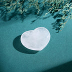 MAIBAOTA 45 mm Clear Quartz Crystal Stones Heart Love Crystal Valentines Gifts for Herfriend Wife Palm Stone Reiki Crystal Gemst