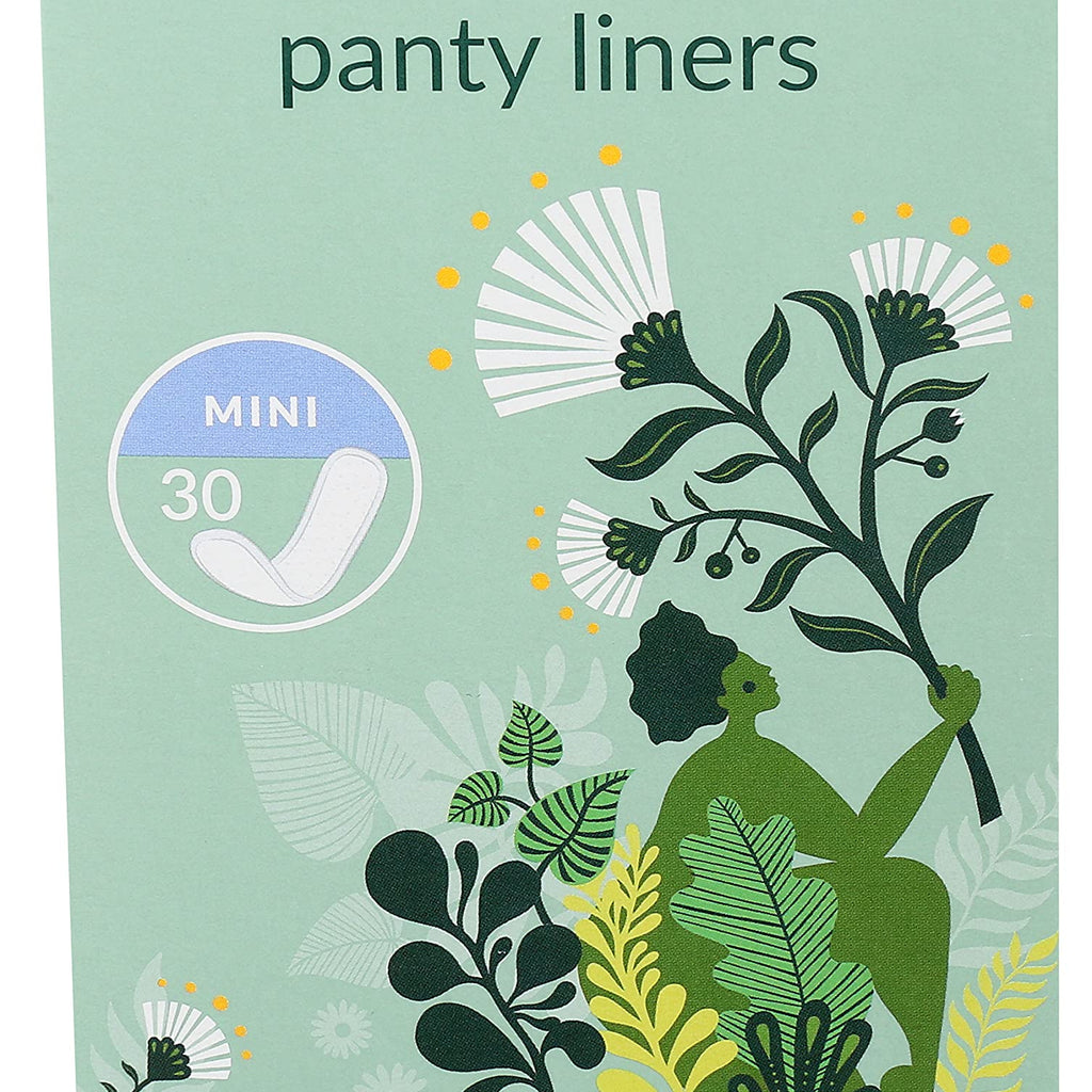 NATRACARE Mini Pant Liners, Unscented, (Pack of 30)